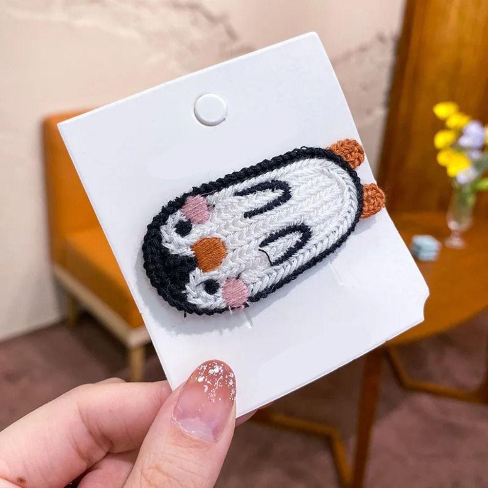 Knitted Plush Cartoon Fruit Hairclips Colourful Kids Hair Accessories Children's Hair Clip