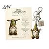 Travel Keychain Gnome with Inspirational Card, Still Hanging On, Keep Growing, Fine Healing Charm Your Path, Dwarf Key Ring for Bags Backpacks