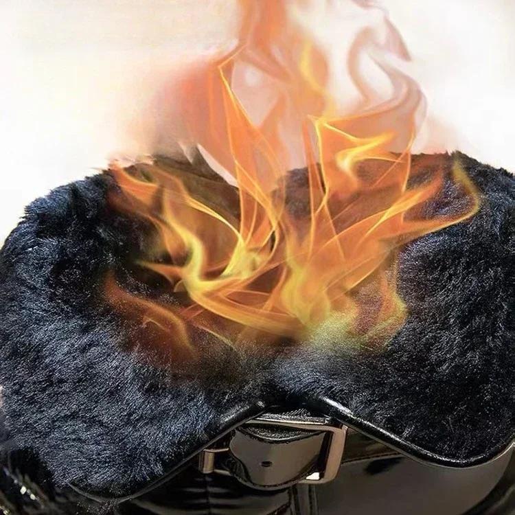 Модные женские зимние ботинки 2025 Зимние новые ботинки Плюс флис Утолщенные короткие ботинки Внутри с увеличением высоты Нескользящие хлопковые туфли