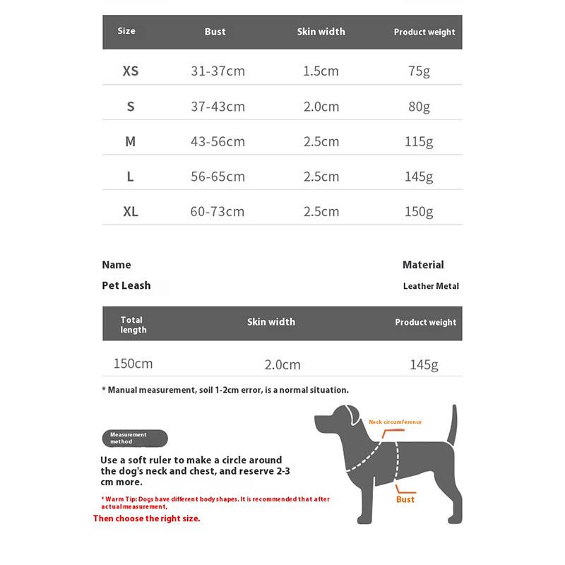 Loudik Водонепроницаемая кожаная шлейка для груди собаки, набор поводков для питомца, универсальные товары для домашних животных для маленьких и средних собак