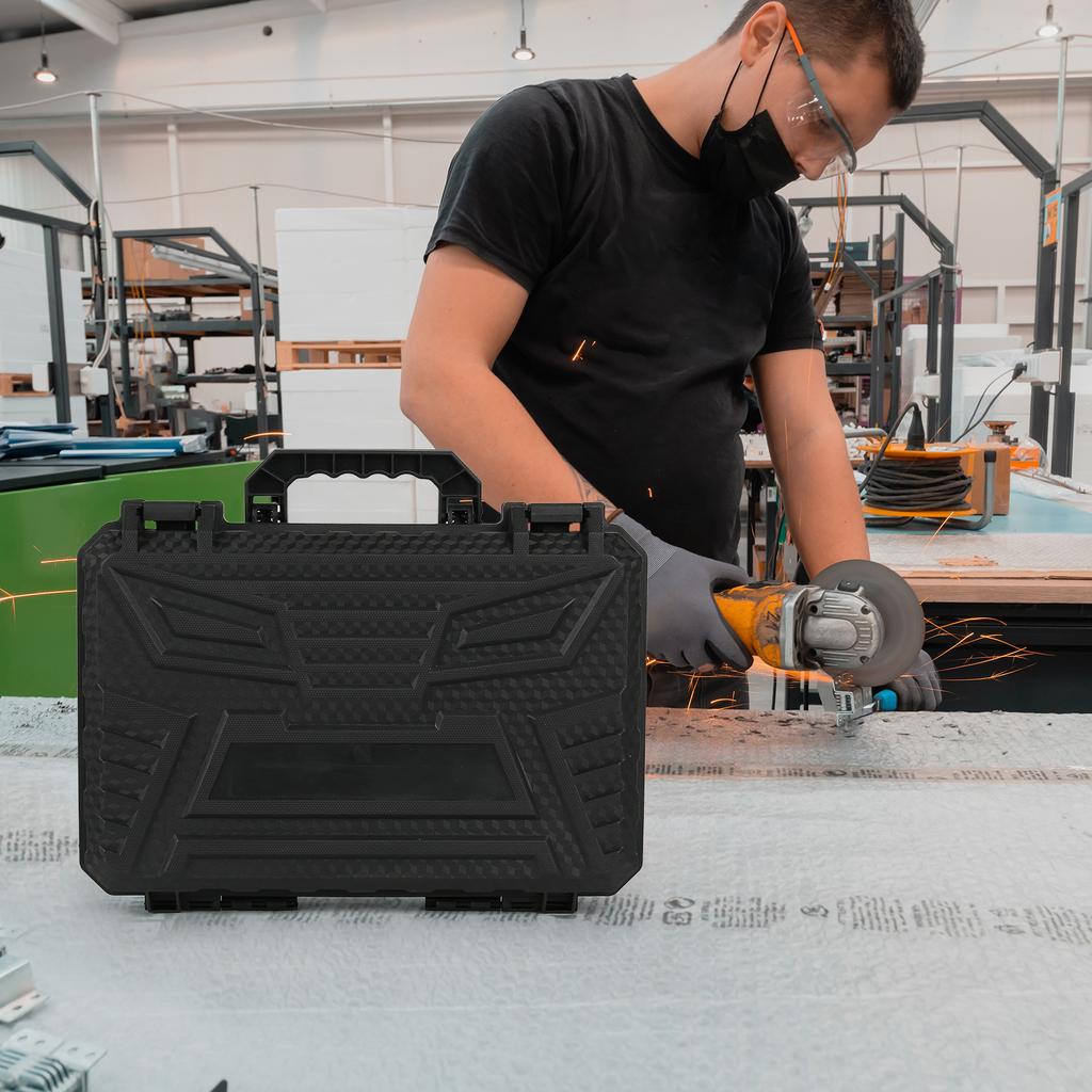 Angle Grinder Plastic Case Tool Box Portable Grinding Machine Case for Lithium Battery Angle Grinder Storage and Carrying