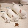 43cm Cute Fluffy Highland Dog Plush Toy White Terrier Plushie Soft Stuffed Puppy Animal Doll Pillow Kids Girls Birthday Gifts