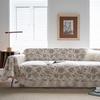 Sofa Towel Plain Pastoral Ruffle Edge Multi-Functional Cover Towel Retro American Style