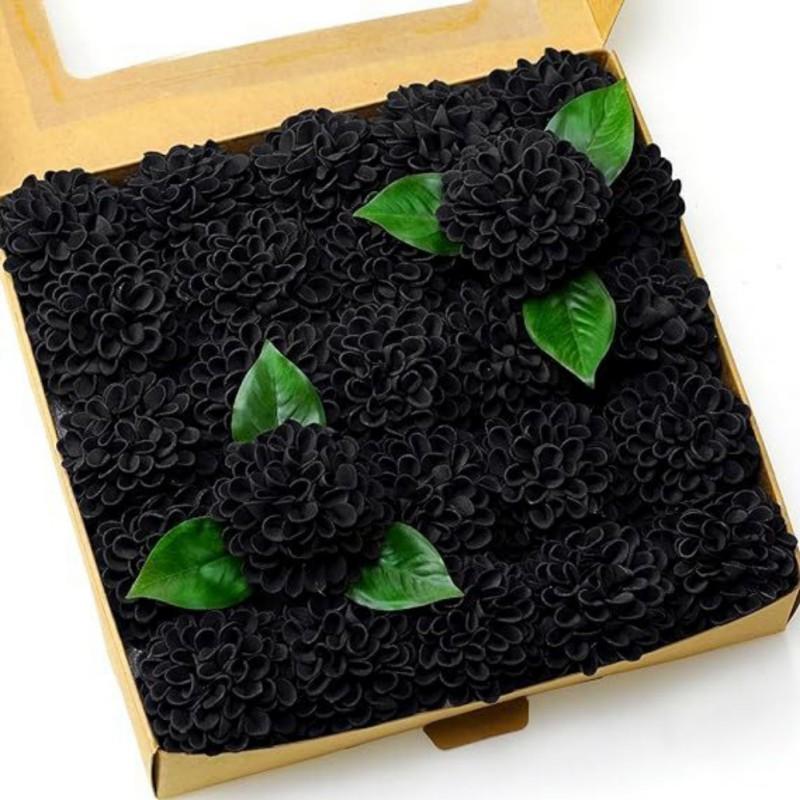 Искусственный цветок Подарочная коробка Искусственный цветочный букет Свадебный декоративный букет своими руками