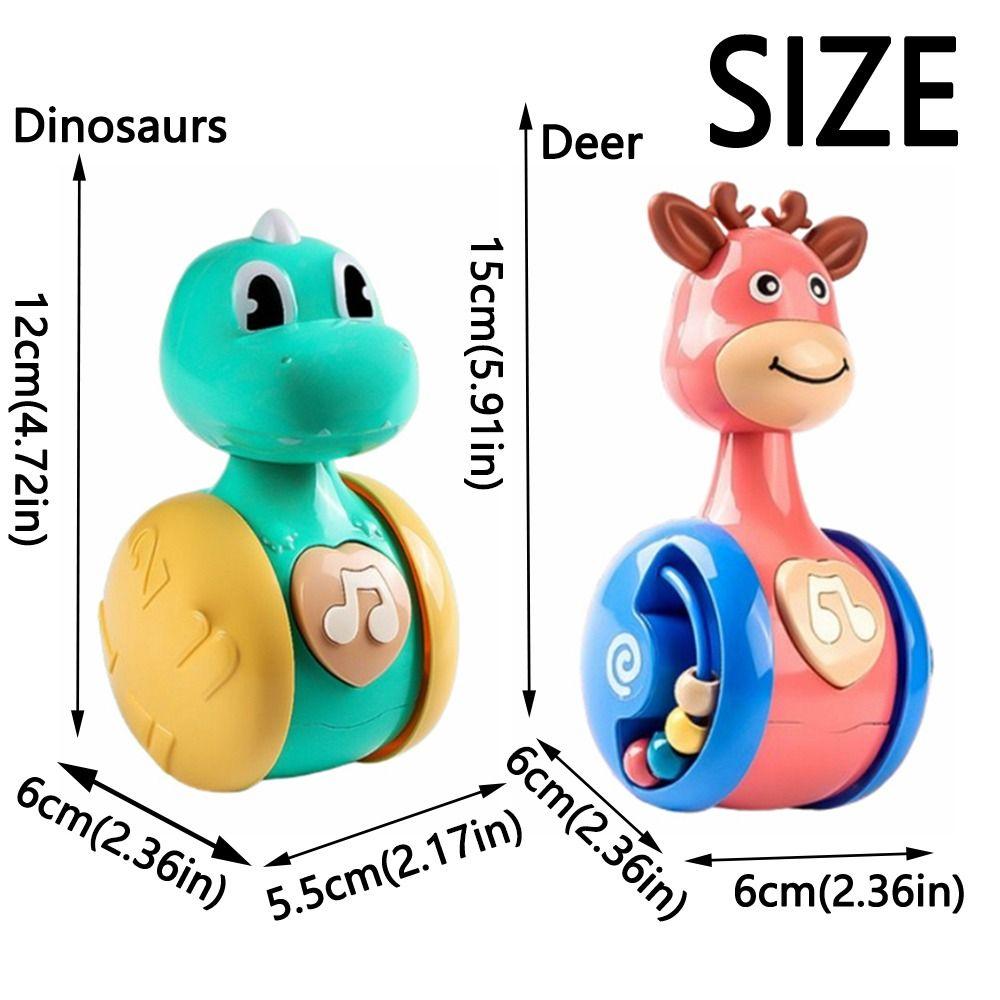 Creative Fawn Sliding Tumbler Toy Early Education Children's Tumbler Rattle  Learn To Crawl