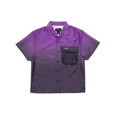 23 Engineered Gradient с большим карманом, дышащая рубашка с короткими рукавами, мужские топы, фиолетовый CZ4821-578