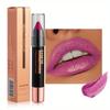 2 In 1 Shiny Metal Lipstick Eyeshadow Pen Pearlescent Eyeshadow Lip Liner Dual Purpose Crayon Long Lasting Lipstick Crayon Lip Makeup Eye Makeup