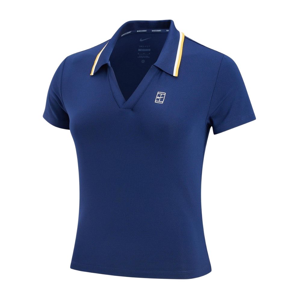 Nike Женская футболка-поло Slam с коротким рукавом Dri-FIT, удобная, tops IW1210-424