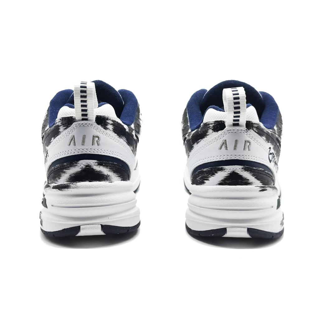 Nike Air Monarch 4 Low top Chunky Sneakers Men's White Black 415445-102(Team1108-)