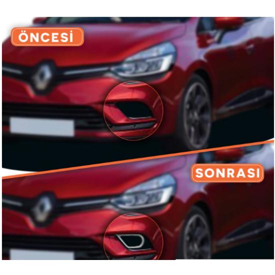 Renault Clio 4 Krom Sis Çerçevesi 2015 Ve Üzeri