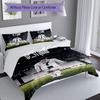 Ronaldo's Legacy Pitch Bedding Set, Breathable Duvet Cover with Pillowcases, Soft Bed Linen for Bedroom Home Decoration, Perfect Festival Birthday Gif