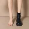 Меховая платформа Новинка Ботильоны Массивные По акции Шикарные и Элегантные Женские Короткие Туфли Большого размера Теплые Распродажа Горячие Пу Женские Ботильоны