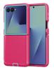 Чехол-броня Defender Series 3-в-1 с зажимом на ремень для Samsung Galaxy Z Flip 7 Ott-Box Оригинальный пылезащитный жесткий чехол военного уровня