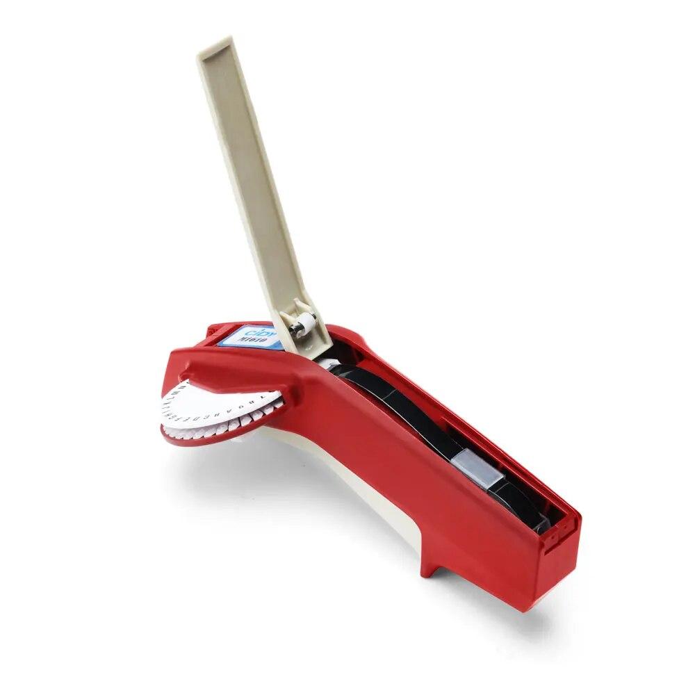 Устройство для изготовления этикеток для тиснения CIDY 1610 с 2 стержнями, 9 мм, 3D-тисненая лента, замена органайзера Dymo Xpress 1610 12965, пишущей машинки MOTEX