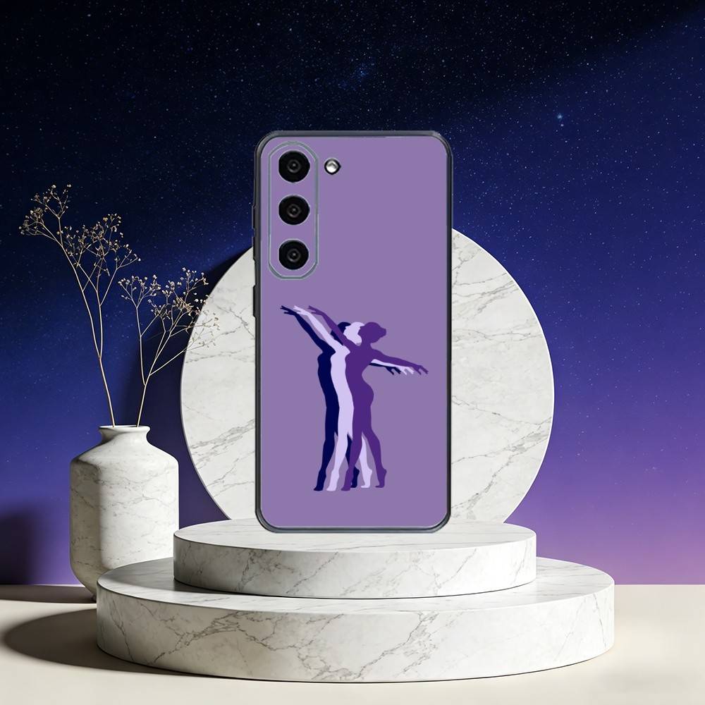 Чехол для телефона GYM Girl Gymnastic для Samsung Galaxy A73,A72,A71,A70,A53,A52,A51,Другие Мягкий Черный Чехол