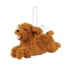 Livheart Flappy Toy Poodle Pouch 20cm with Cute Dog Accessory (approx. Long) Chain, Case, 37252-32