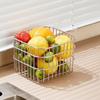 Waterproof Cosmetic Storage Box Space Saving Metal Wire Basket  Countertop