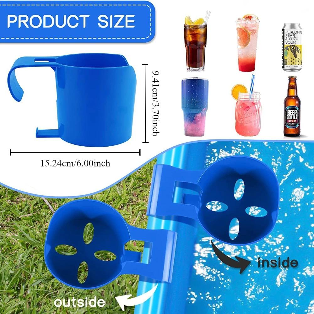 Swimming pool cup holder storage rack Swimming pool beverage beer cup holder Hand soap hanger