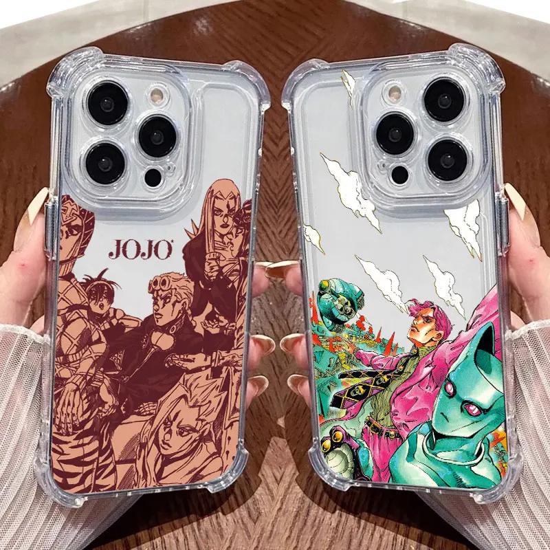 Чехол-подушка от падения с четырьмя углами J-JoJo's Bizarre Adventure для iPhone 17 Air 16 15 14 Plus 13 12 11 Pro Max XS Max X XS