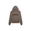 Fear of God Essentials Свитшот-худи из вязаного полотна FW20 Унисекс Топы Тауп FOG-FW20-366