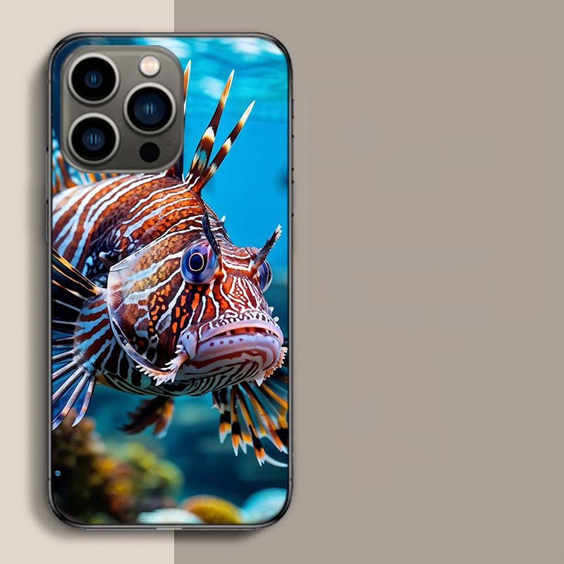 Чехол для телефона с рыбой-клоуном в море или океане Для Iphone 17 Air 15 Pro 14 Plus 16 Pro Max 17E 16E 12 13 Mini 11 Чехол Милый Fundas