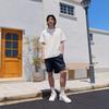 Nike Sportswear T Shirts Men's Sail White Crew Neck Moderate
