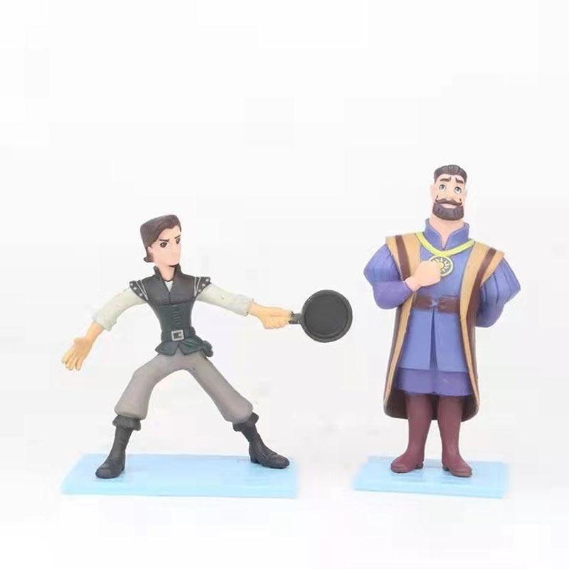 5 шт. Фигурка Принцесса Рапунцель из мультфильма «Запутанная история» GK Модель Игрушки Коллекционные Настольные Аксессуары для Украшения Торта Детский Рождественский Подарок