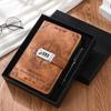 A5 Password Notebook Retro Secure Diary Binder Creative Hand Ledger  Office