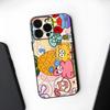 Милый Чехол для Телефона Губка Боб Черный Мягкий Для Iphone 16 15 14 13 11 12 Pro Max Xr X Xs 8 7 Plus