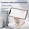Подставка для мобильного телефона Многофункциональный настольный держатель для ленивых Мини-туалет Креативный дизайн Может хранить мелкие предметы Кронштейн для телефона Подарок