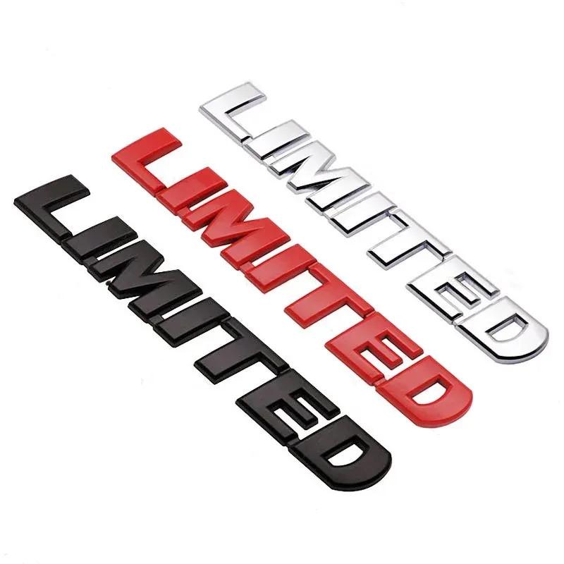 3D Metal Car Trunk Badge Stickers For Jeep Limited Letters Emblem Logo Grand Cherokee Overland Compass Wrangler Accessories ik1
