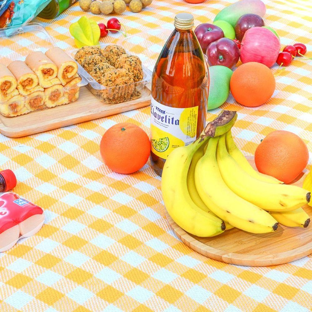 Складной коврик для пикника, водонепроницаемое походное одеяло, нетканый пляжный коврик