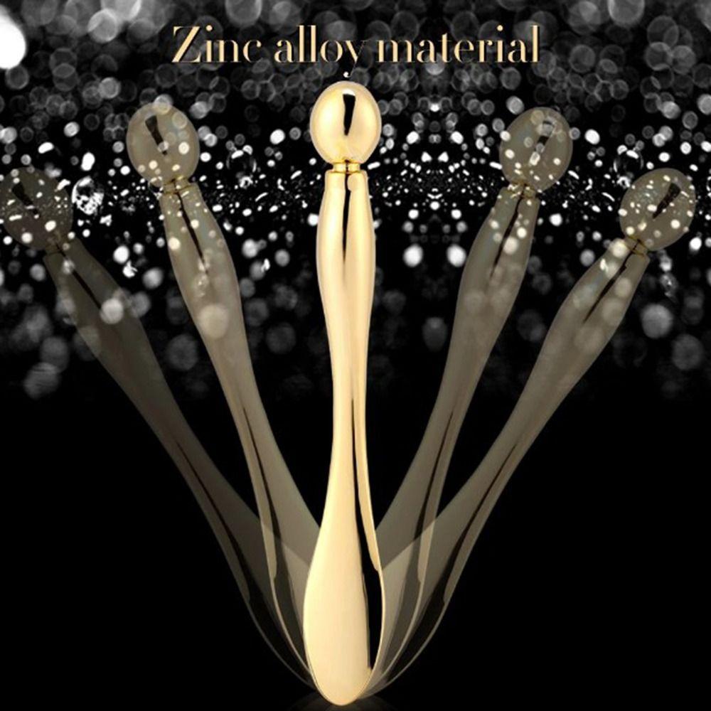 Палочки для массажа глаз из цинкового сплава, цинковые, металлические, против морщин, косметические шпатели, инструменты для ухода за глазами