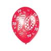 Amscan Латексные шары 70-летие (Упаковка из 6 шт.)