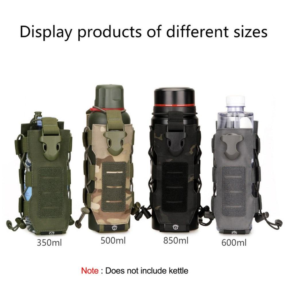 Открытый кемпинг бутылка с водой тактический Molle нейлоновый чехол чехол для столовой кобура дорожные сумки для чайника восхождение держатель бутылки с водой