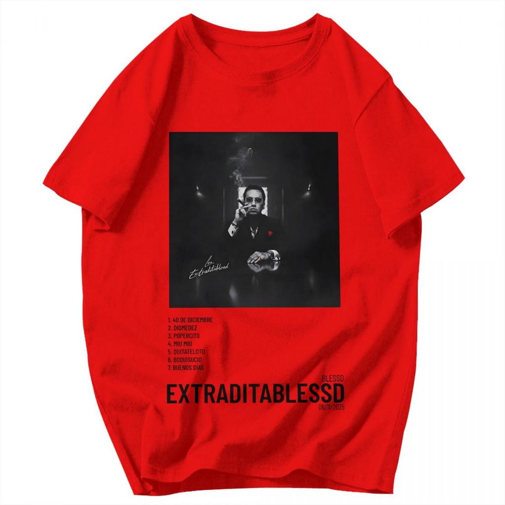 Men T Shirt Blessd Extraditablessd Pops Y2K Graphic Quality Unisex Clothes T Shirts