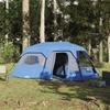 Family Tent - vidaXL - 9 Persons - Waterproof - Quick Release System - Blue
