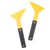 Скребок размер 36*15 см пластиковый желтый длинная ручка автомобильный скребок для виниловой пленки скребок для тонировки стекол автомобиля инструмент автомобильные аксессуары