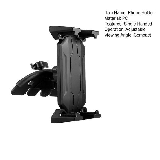 Universal C.D Slot Phone Mount 360 Degrees Adjustable Car Holder Hands-Free Dashboard Stand for Phones Tablets
