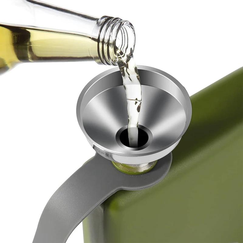 Фляга премиум-класса на 9 унций с воронкой, герметичная фляжка для кемпинга, виски, вина, портативная фляжка из нержавеющей стали, дорожная посуда для напитков