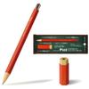 Механический карандаш и ластик в стиле Pizz Pencil Полностью резиновое покрытие для надежного захвата | Сделано в Японии 0,5 мм [Rouge Red]