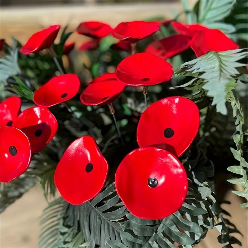 Мини-колышки для цветов мака, чашки для пчел