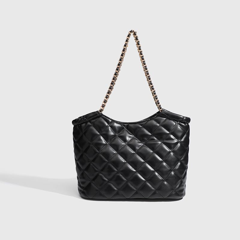 Сумка-тоут Diamond Chain Большая вместимость Простая сумка для дальних поездок через плечо подмышкой