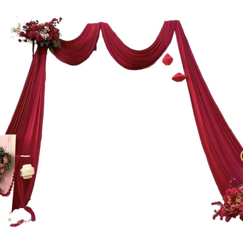 Свадебная ткань для перил лестницы для сценических и потолочных украшений