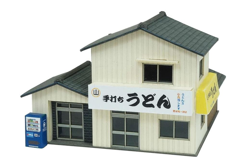 Sankei Nostalgic Diorama Series Udon Shop Paper Craft 1/150 MP03-112