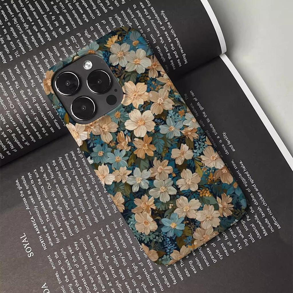 Чехол для телефона Quiet Flower Shadow для Apple iPhone16 - прочный противоударный чехол в стиле ретро для iPhone16/15/14/13/12/11/Xs/Xsmax/XR/Pro/Pro Max