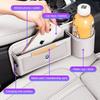 EBGU9 Leather Car Seat Gap Storage Box Cup Holder For BMW X1 X2 X3X5 X4 X6 X7 1 3 5 6 7 Series F40 E60 E90 F10 F15 F20 F30 G20 G30 G38