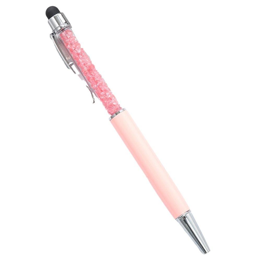 Spinning Rose Gold Crystal Ballpoint Pen Shiny Gift Metal Crystal Pen School