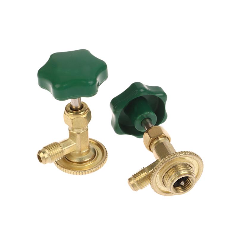 1 шт. Клапан для дозирования низкого давления Открывалка для бутылок Разъем 1/4 SAE Mayitr Прокалыватель баллона для хладагента для газа R22