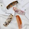European & American Fashion Acetate Anti-Static Marble Hair Comb for Women